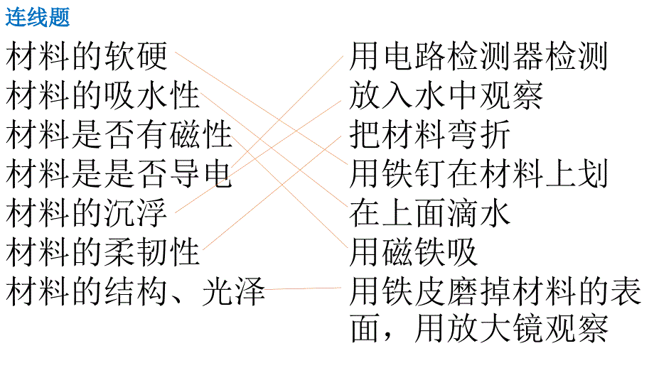 三年级上册科学期末复习(四)连线题_第3页