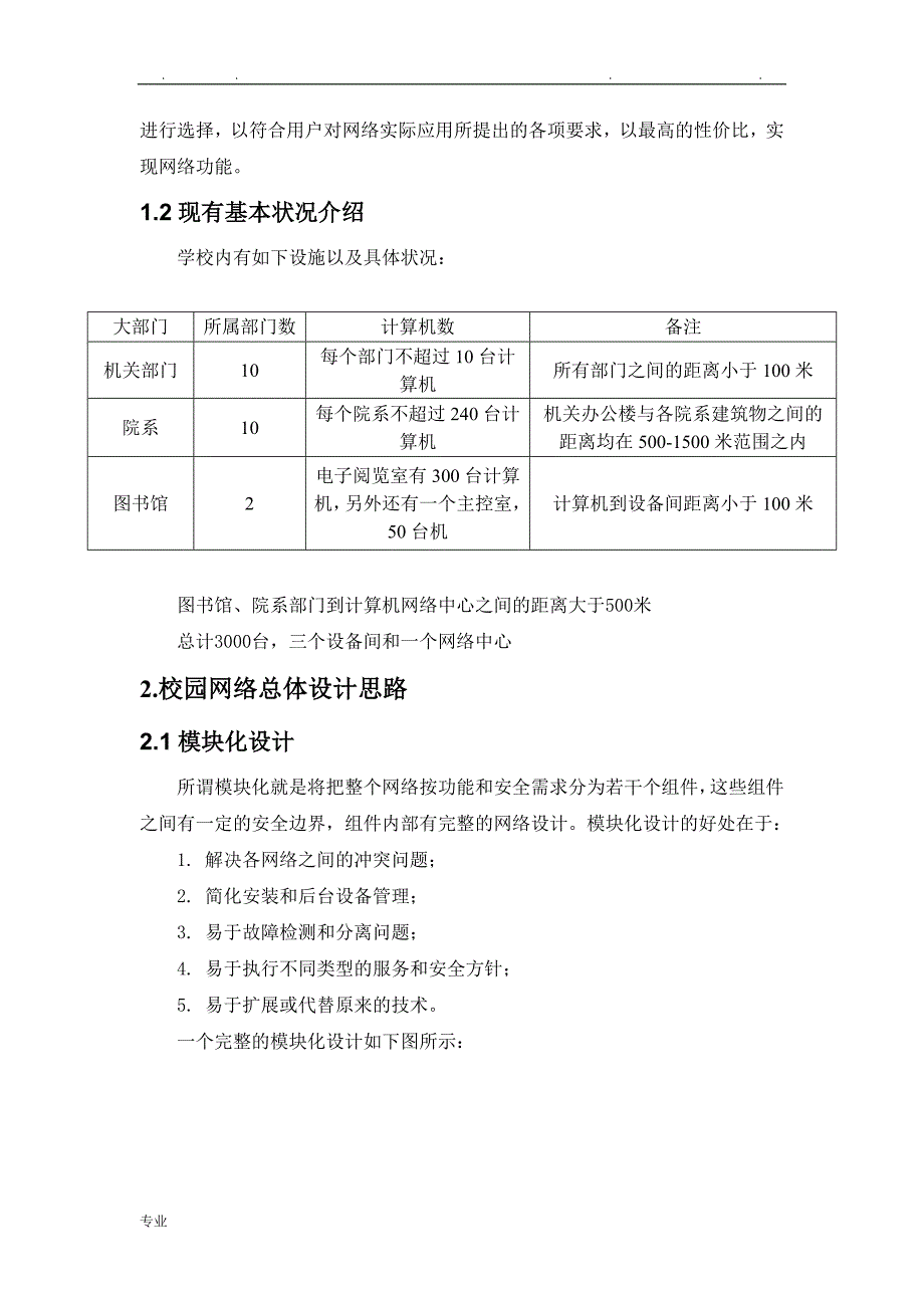 某高校校园网建设方案设计说明_第4页