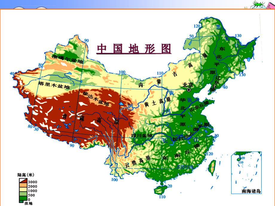 中国的地形ppt课件_第3页