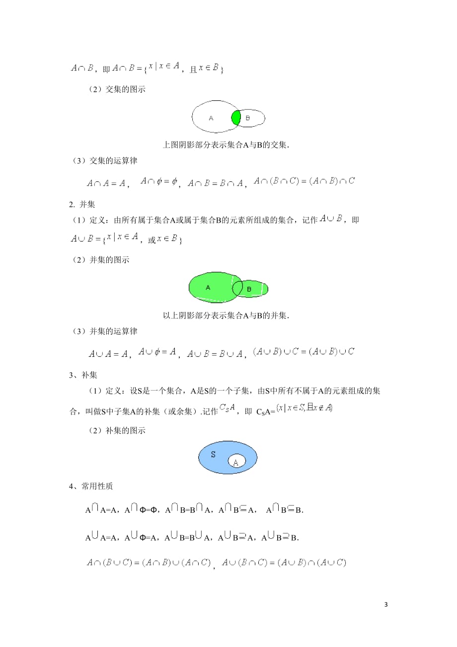 集合知识点归纳资料_第3页