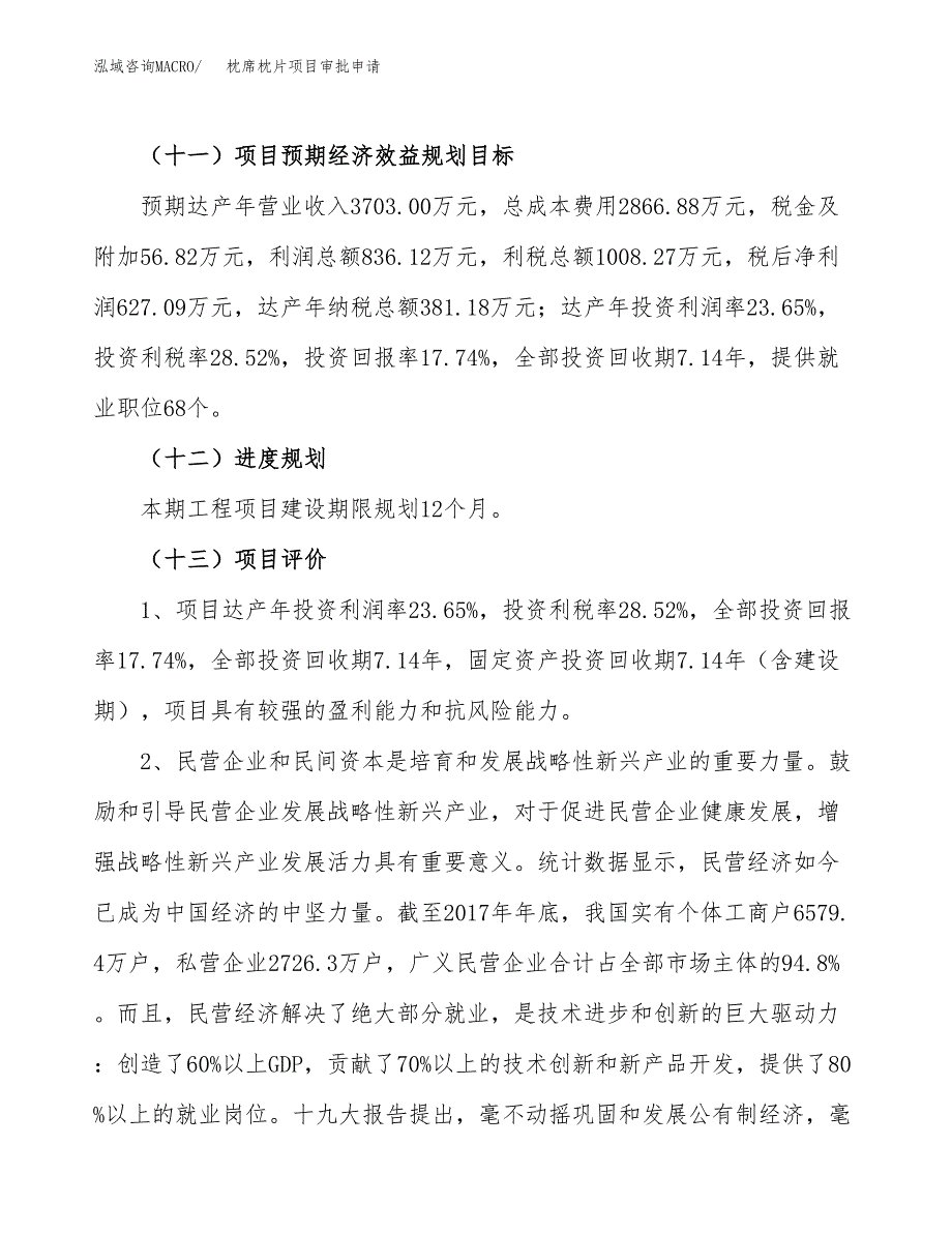 枕席枕片项目审批申请（总投资4000万元）.docx_第4页