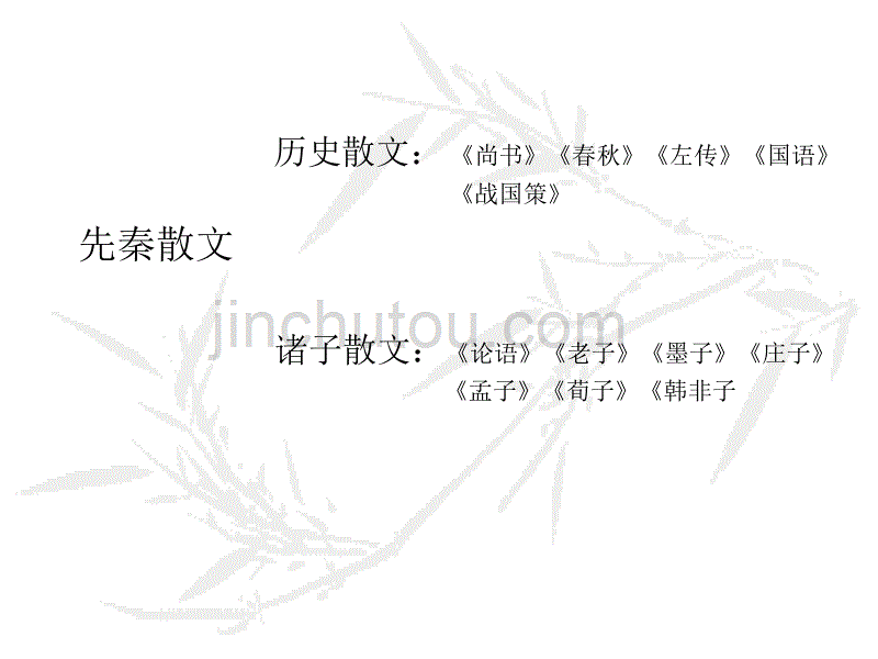 先秦散文：历史散文与诸子散文剖析_第2页