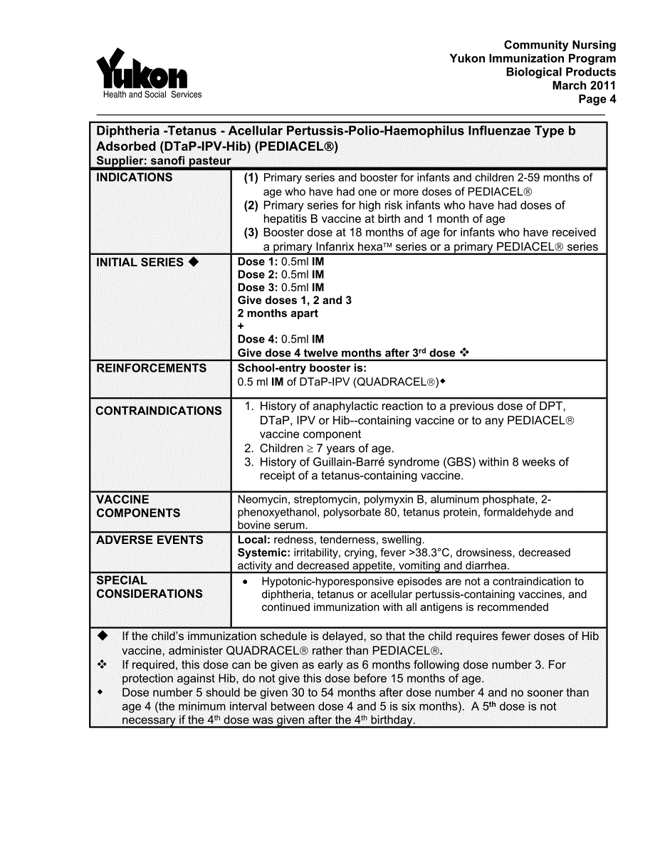 hepatitis b vaccine (engerix -b) - hss.gov.yk.ca_第4页