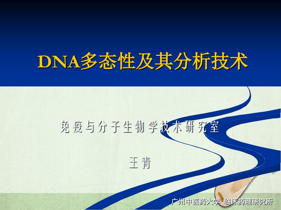 DNA多态性及其原理结构分析_第1页