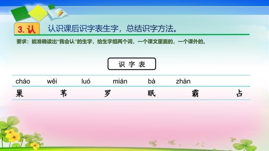 四年级上册语文课前预习课件3.现代诗两首(共14张PPT)人教部编版_第5页