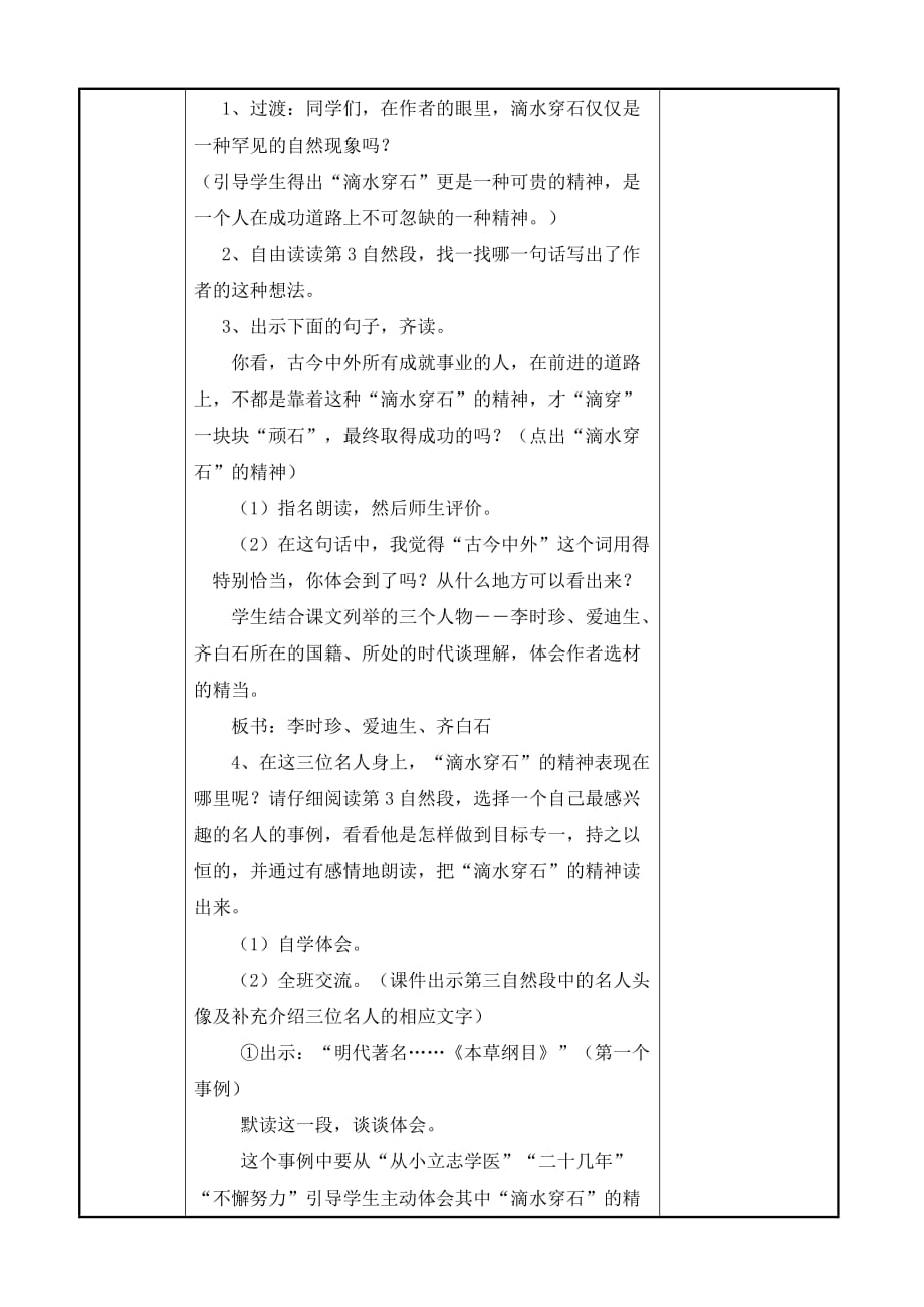 （精品教育）苏教版语文五年级上册滴水穿石的启示_第2页