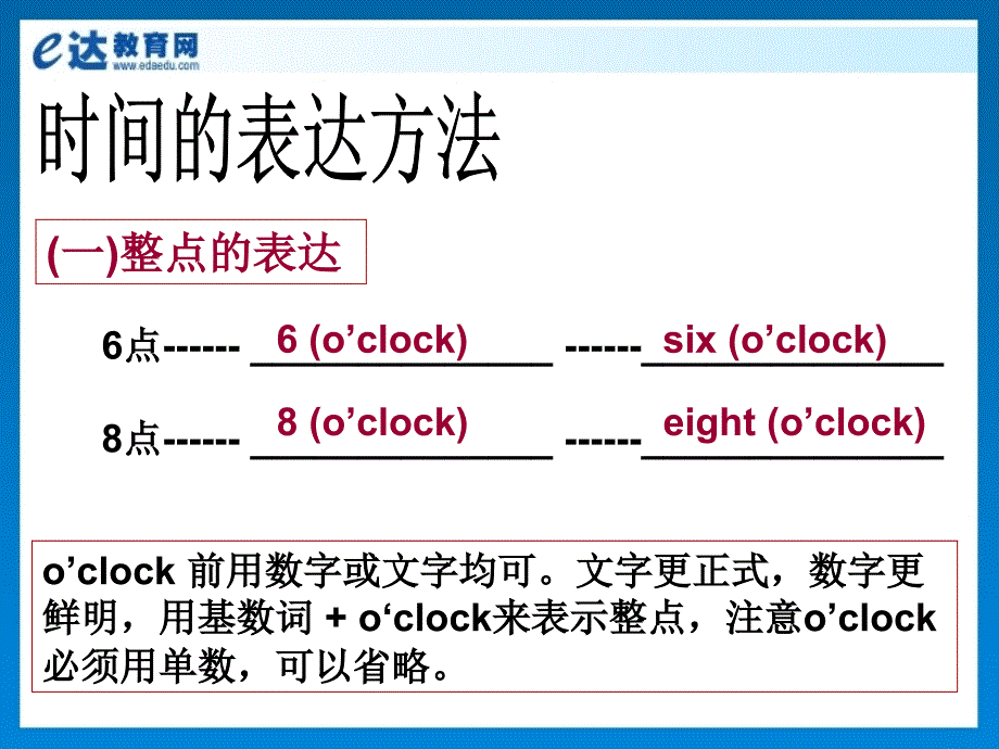 初中英语-数字表达专项练习(时间、日期)模板_第4页