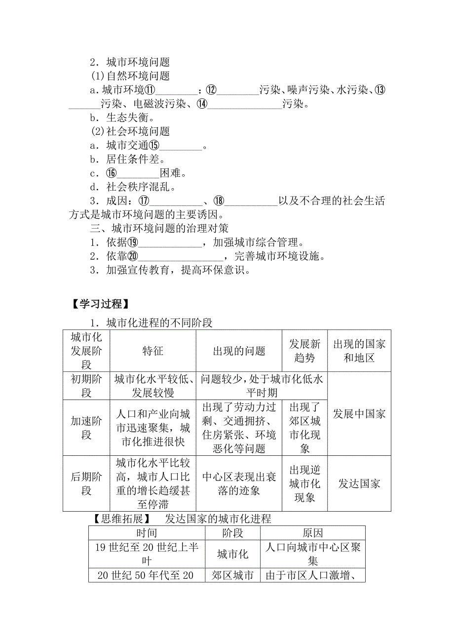 （精品教育）第二节　城市化与城市环境问题_第2页