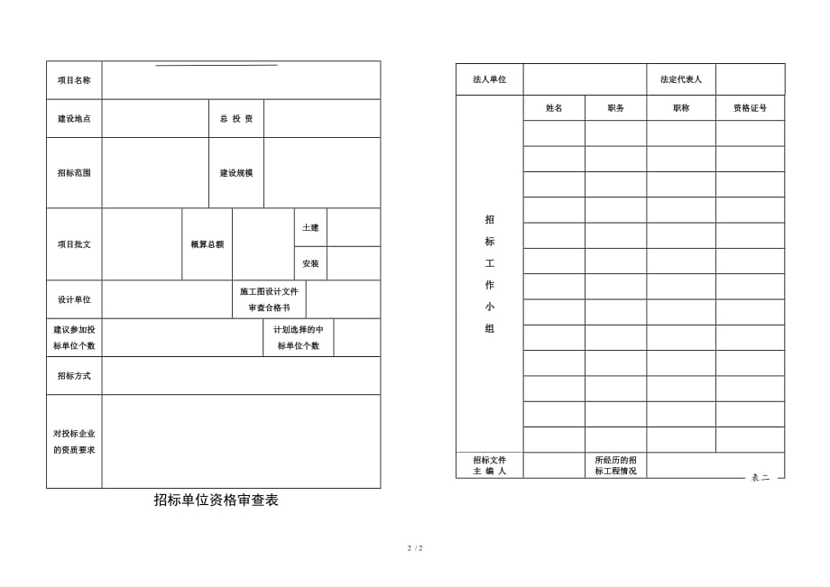 甘肃招标资格资格审查表_第2页