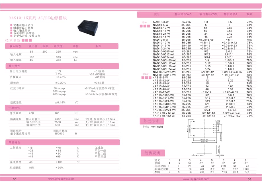 仪器仪表专用电源模块_第1页