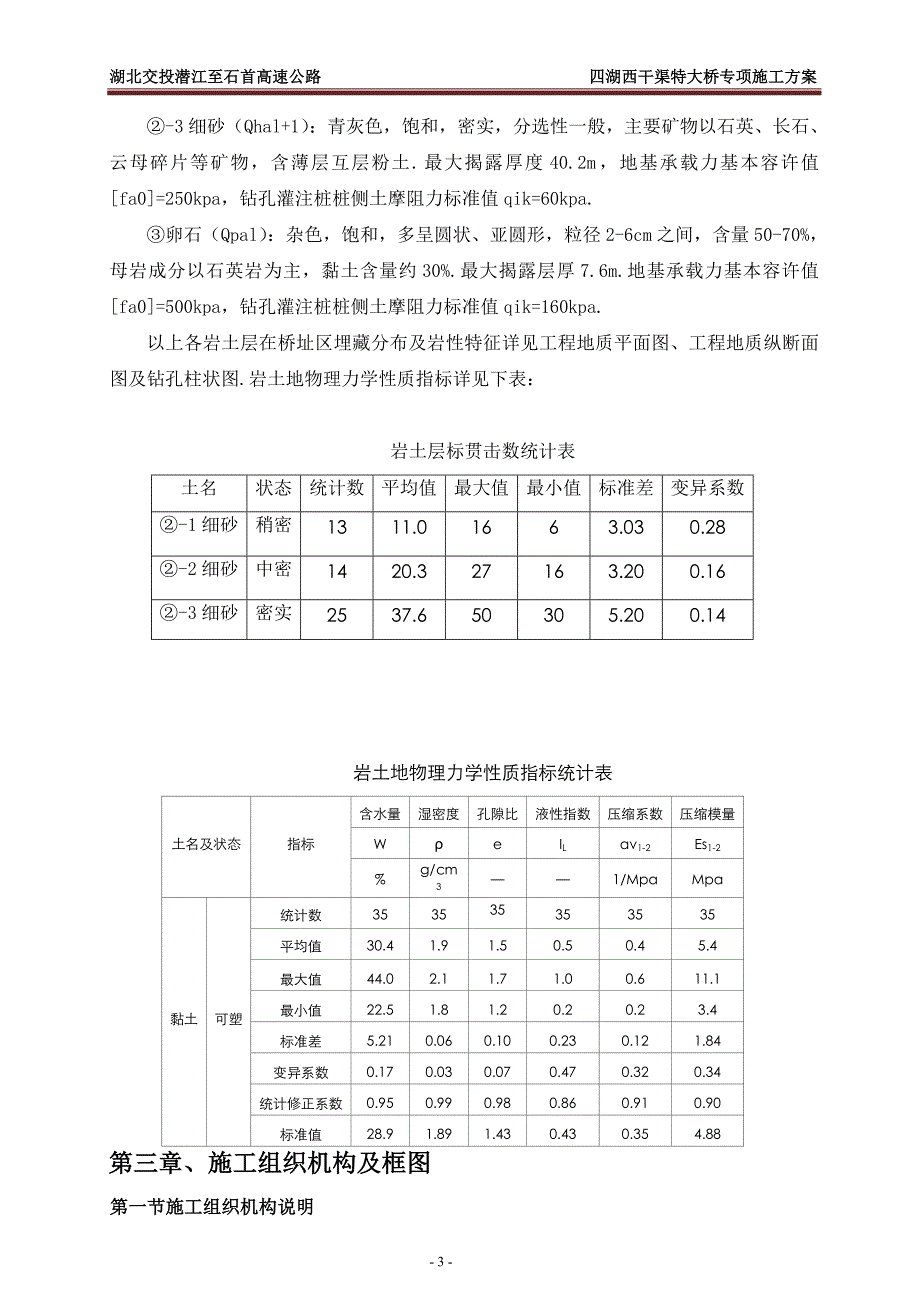 高速公路四西干渠大桥专项施工策划案_第3页