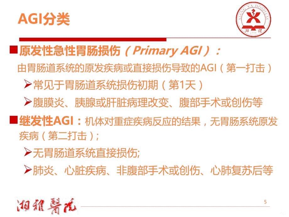 agi分级的临床意义及早期肠内营养课件_第5页