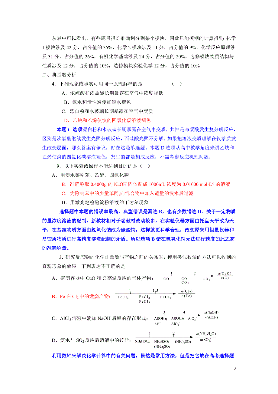 2008年高考化学江苏卷解析_第3页