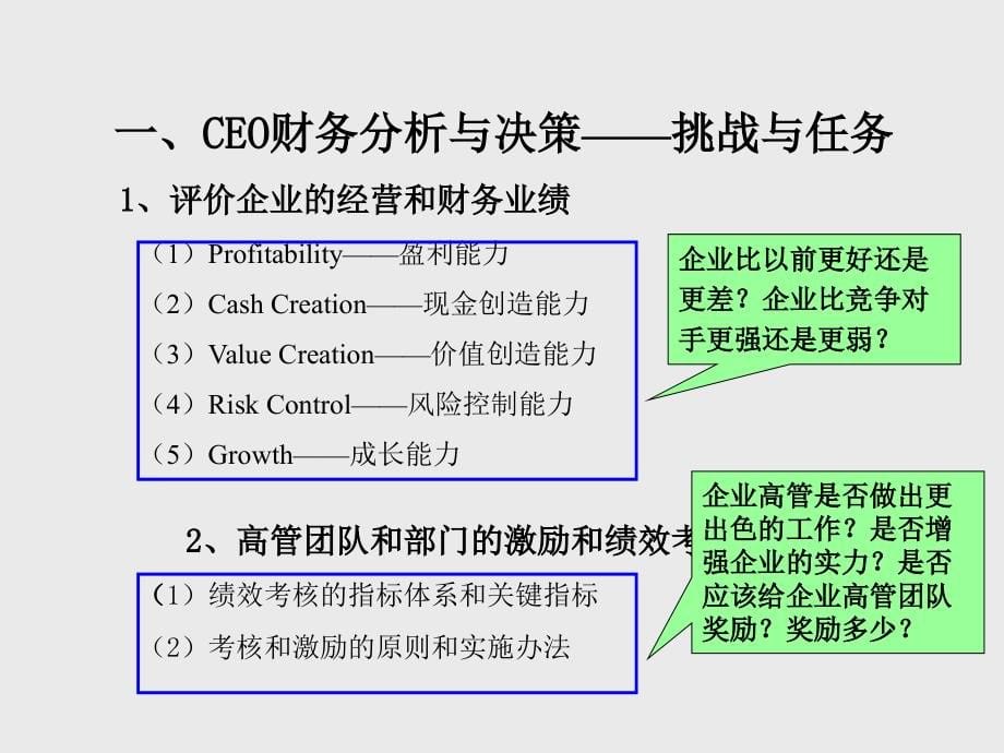 CEO公司财务报表分析与决策_第5页