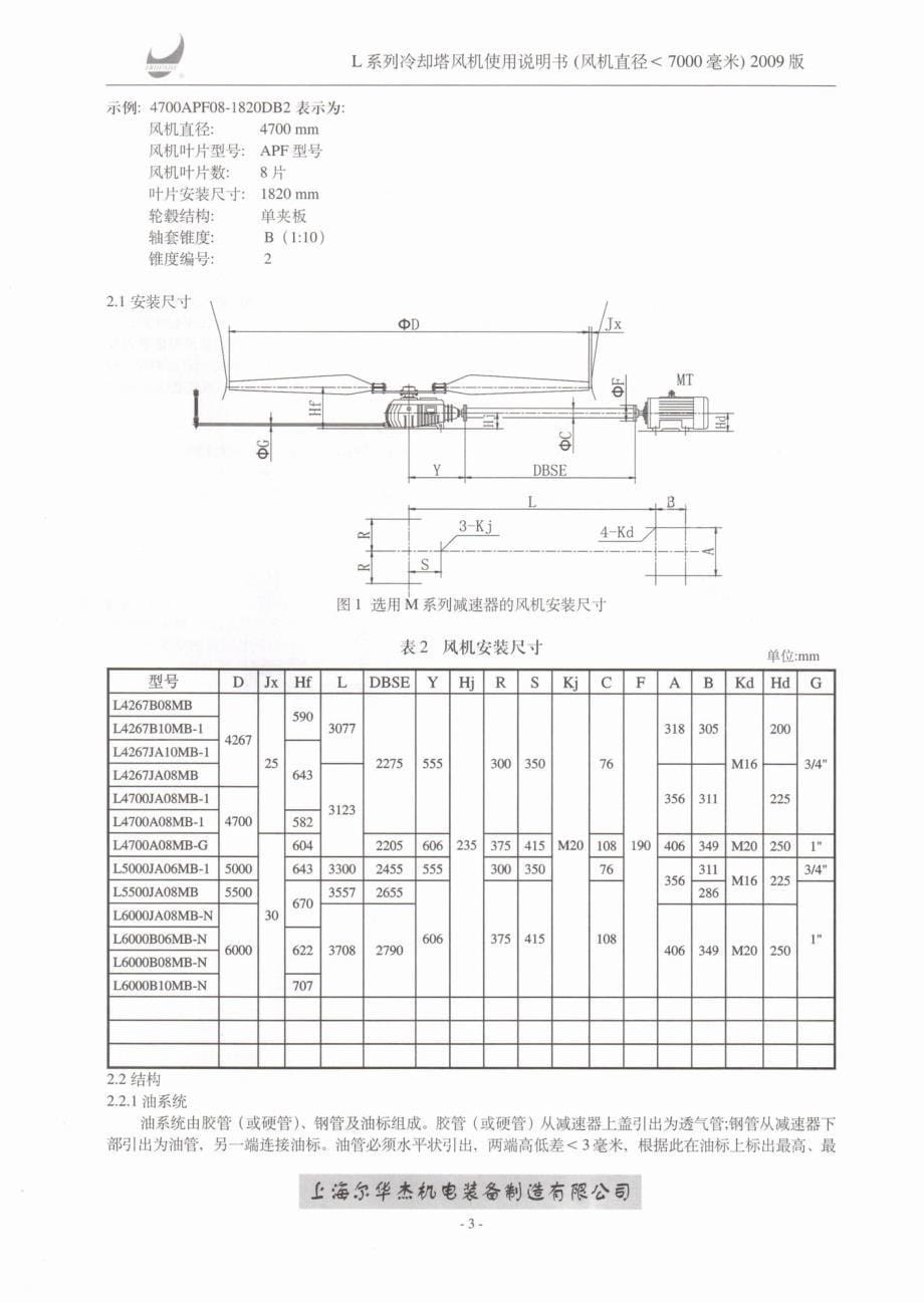 冷却塔风机使用说明书_第5页