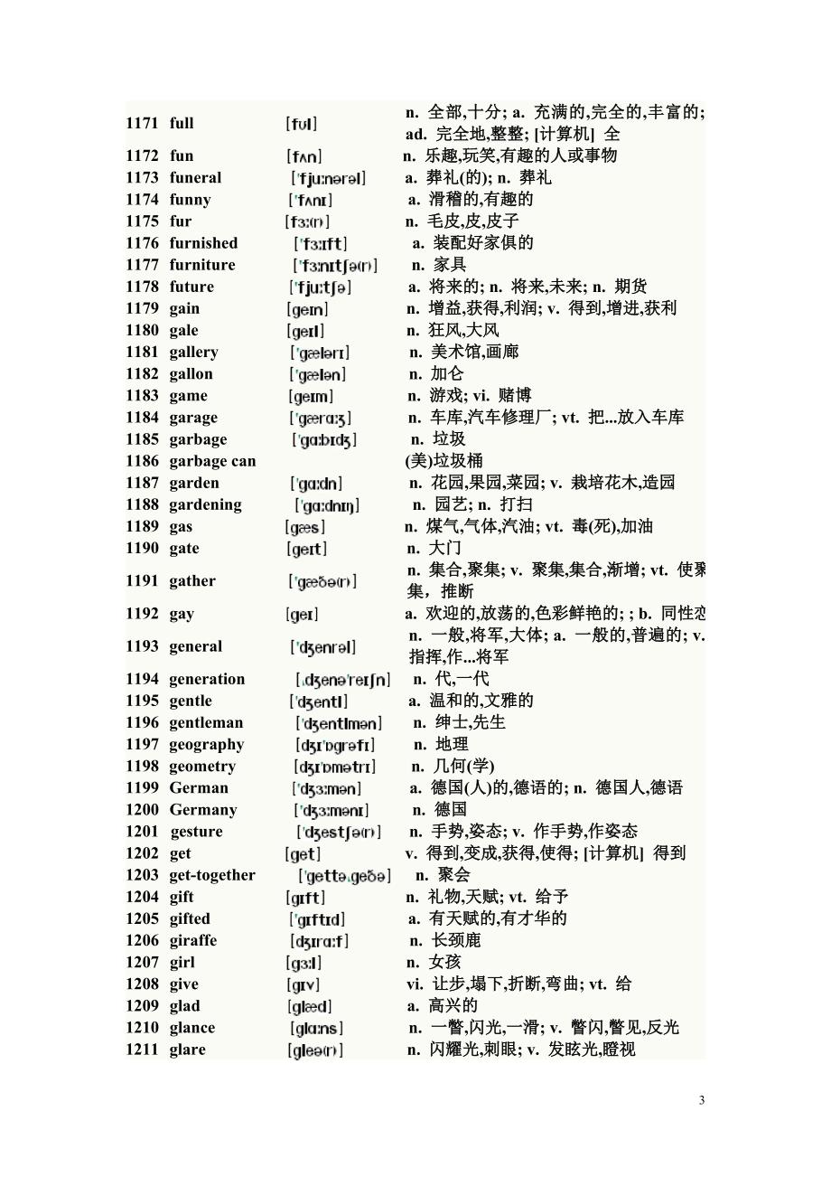 高中英语新课标词汇2_第3页