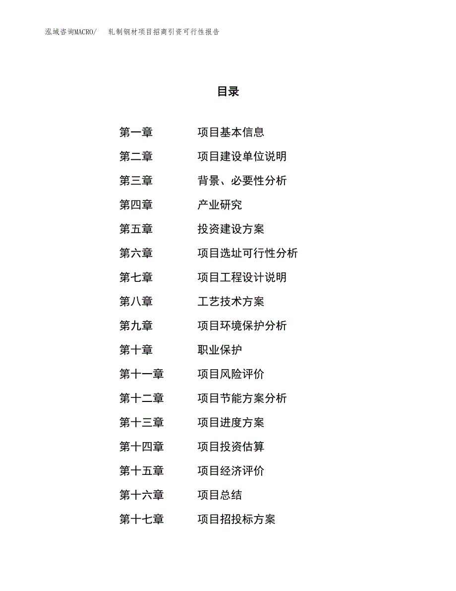 轻轨项目招商引资可行性报告.docx_第1页