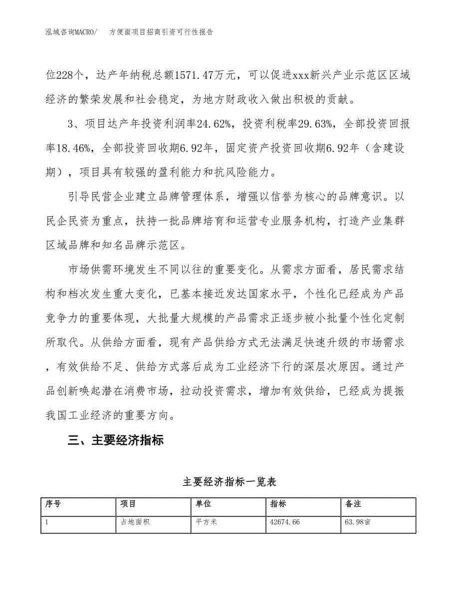 方便面项目招商引资可行性报告.docx_第5页