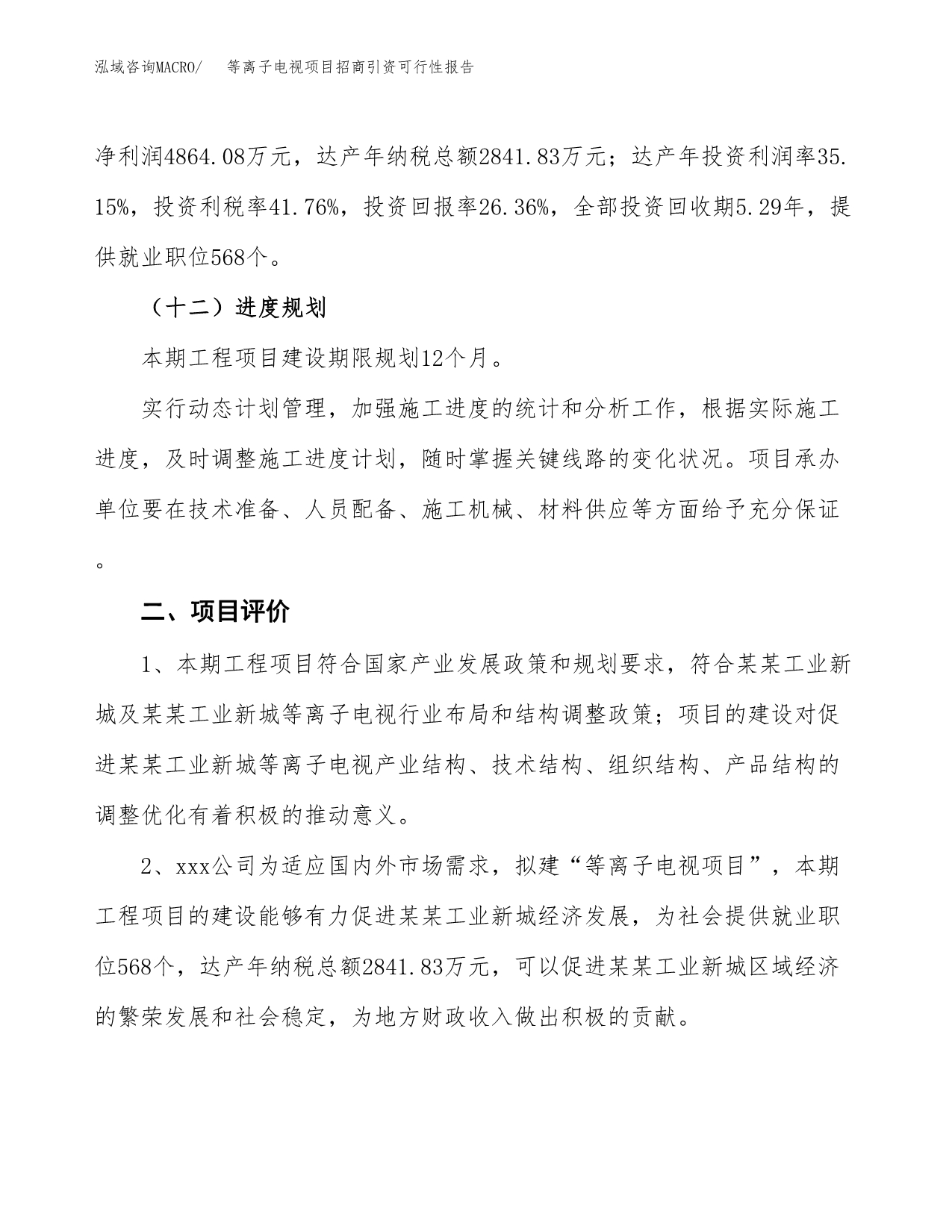 等离子电视项目招商引资可行性报告.docx_第4页