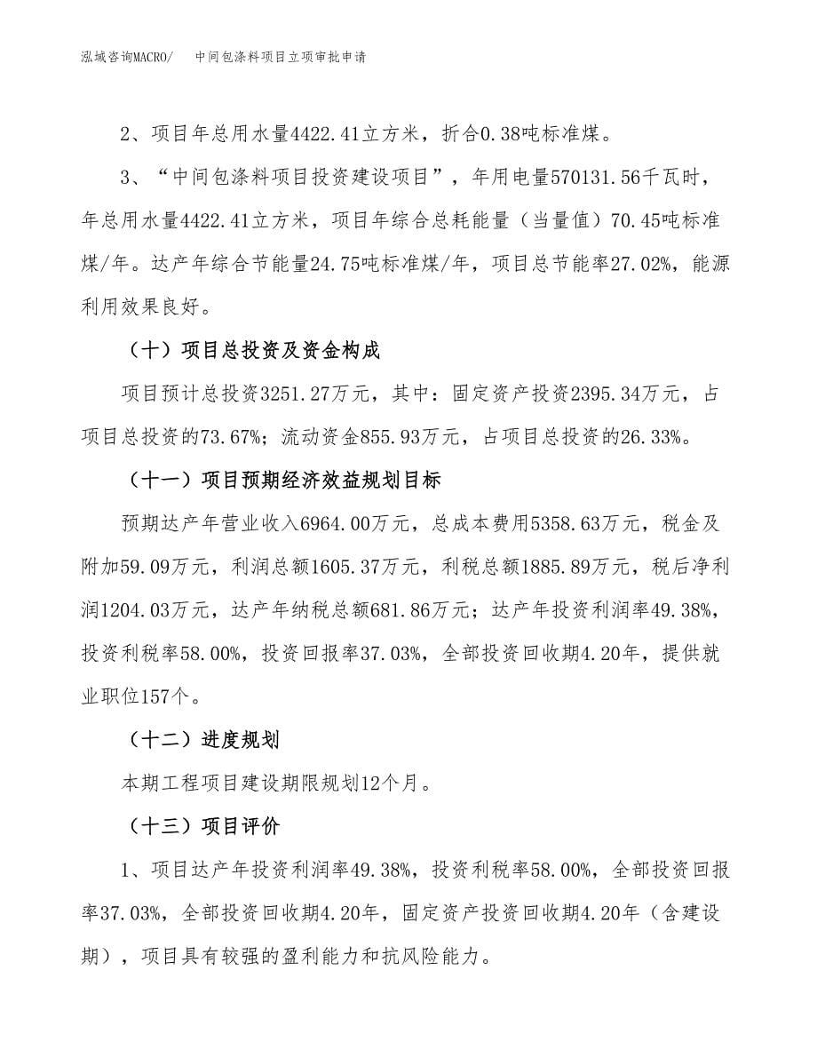 中间包涤料项目立项审批申请.docx_第5页