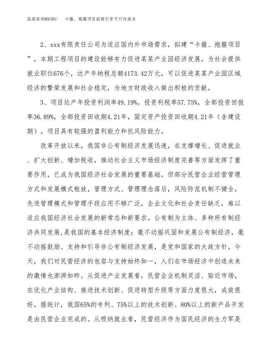 卡箍、抱箍项目招商引资可行性报告.docx_第5页