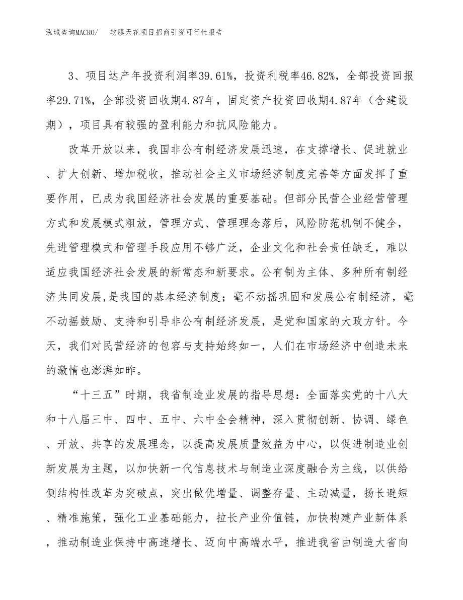 软膜天花项目招商引资可行性报告.docx_第5页