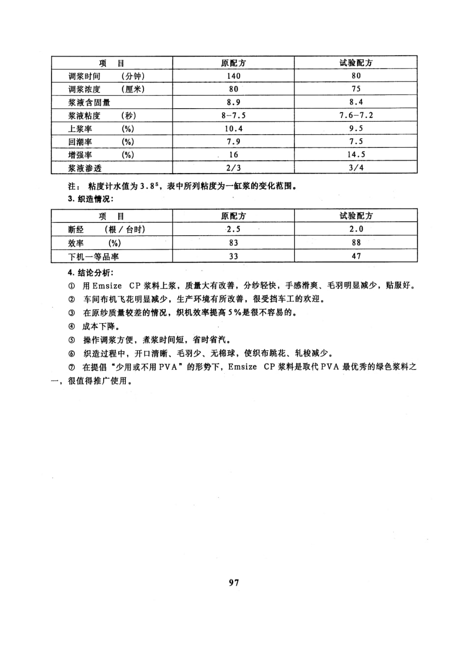 emsize+cp取代pva在纯棉织物的试用_第2页