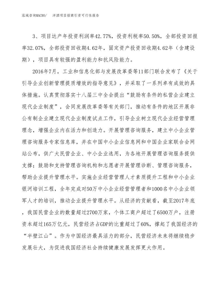 洋酒项目招商引资可行性报告.docx_第5页