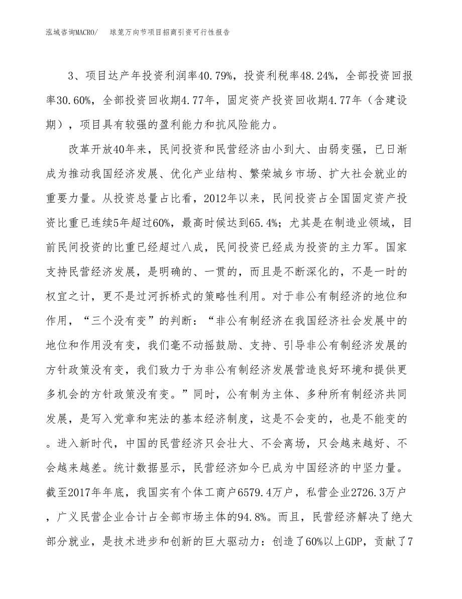 球笼万向节项目招商引资可行性报告.docx_第5页