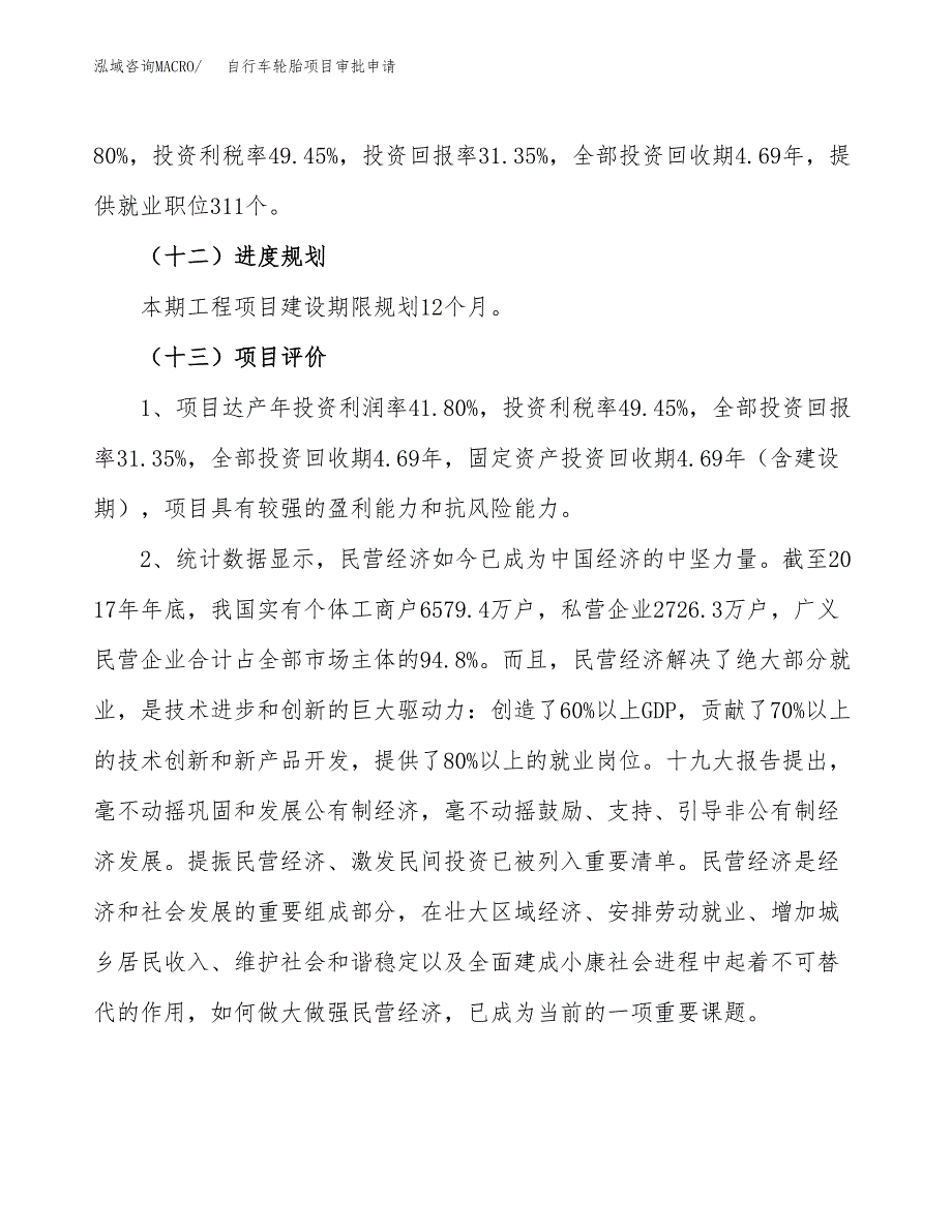 自行车轮胎项目审批申请（总投资7000万元）.docx_第4页