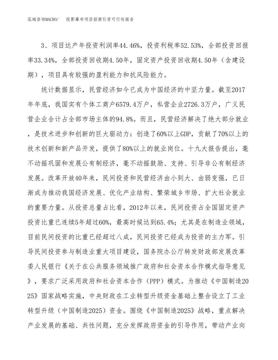 投影幕布项目招商引资可行性报告.docx_第5页