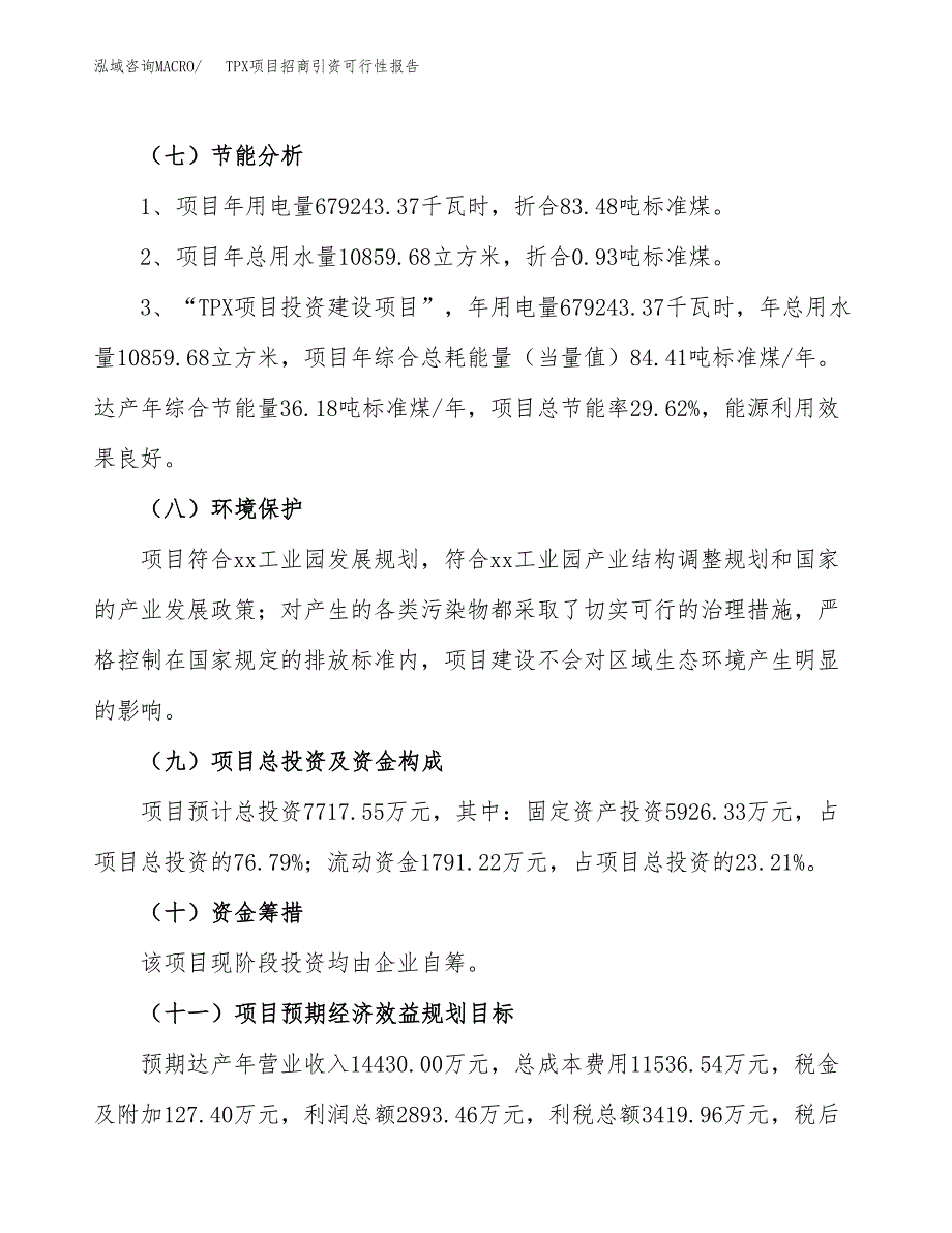 TPX项目招商引资可行性报告.docx_第3页