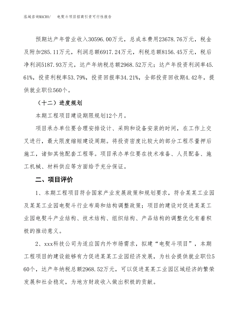 电熨斗项目招商引资可行性报告.docx_第4页