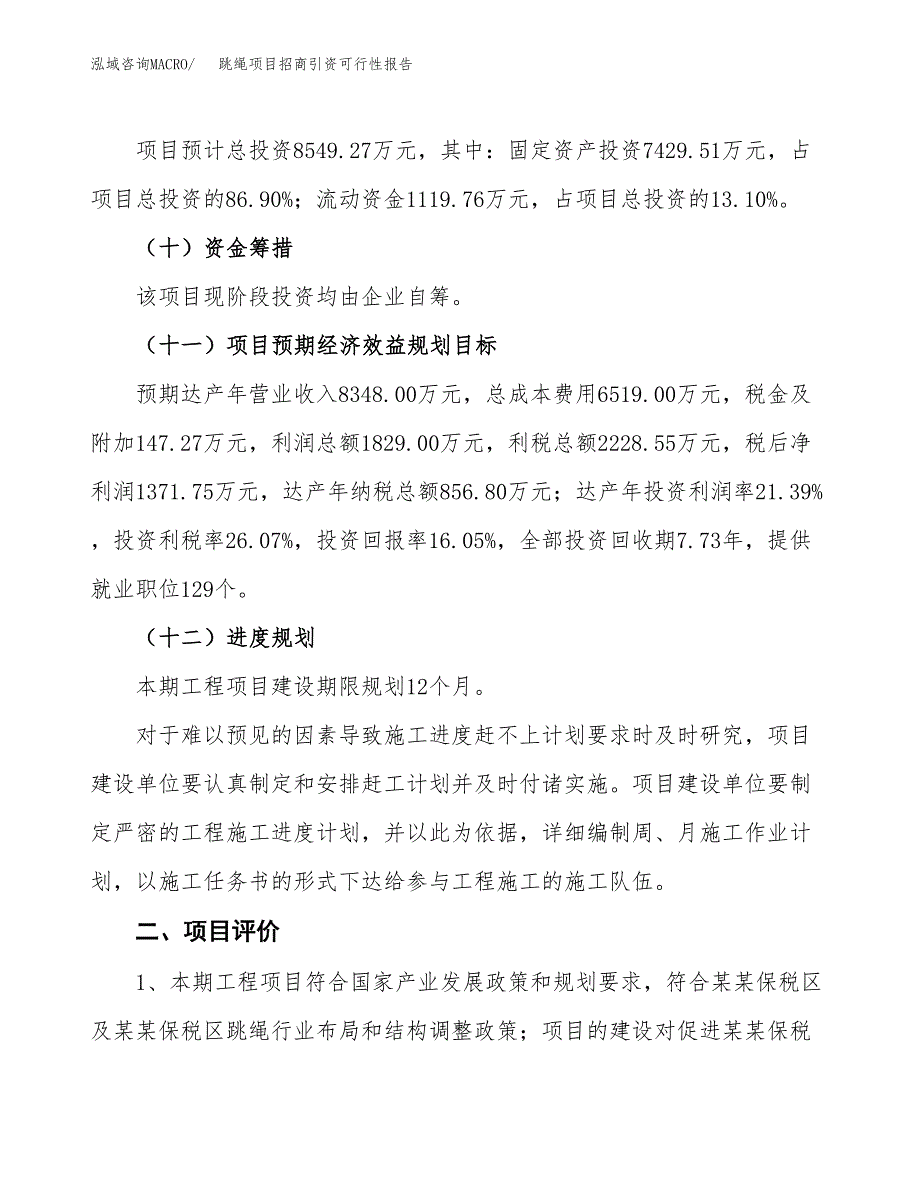 跳绳项目招商引资可行性报告.docx_第4页