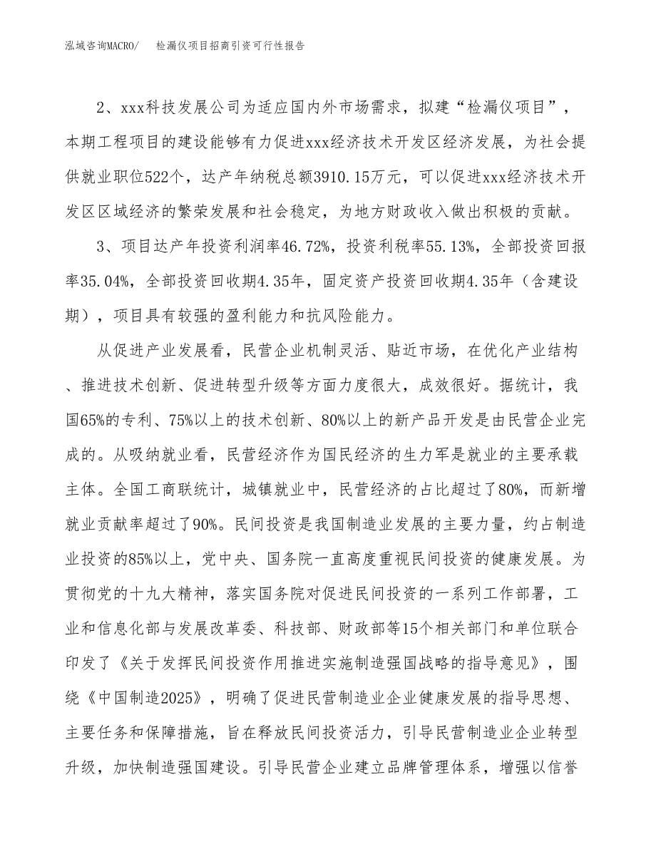 检漏仪项目招商引资可行性报告.docx_第5页