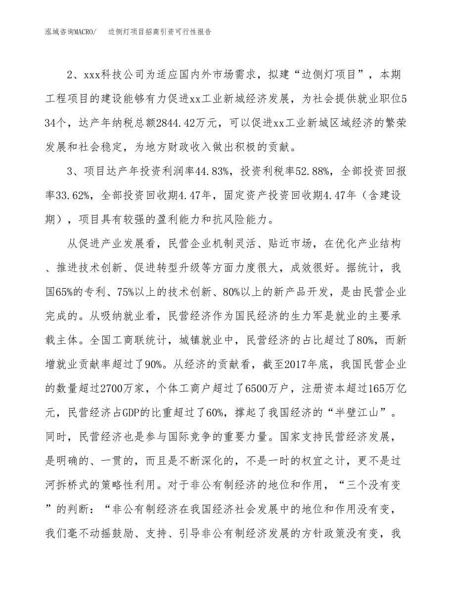 边侧灯项目招商引资可行性报告.docx_第5页