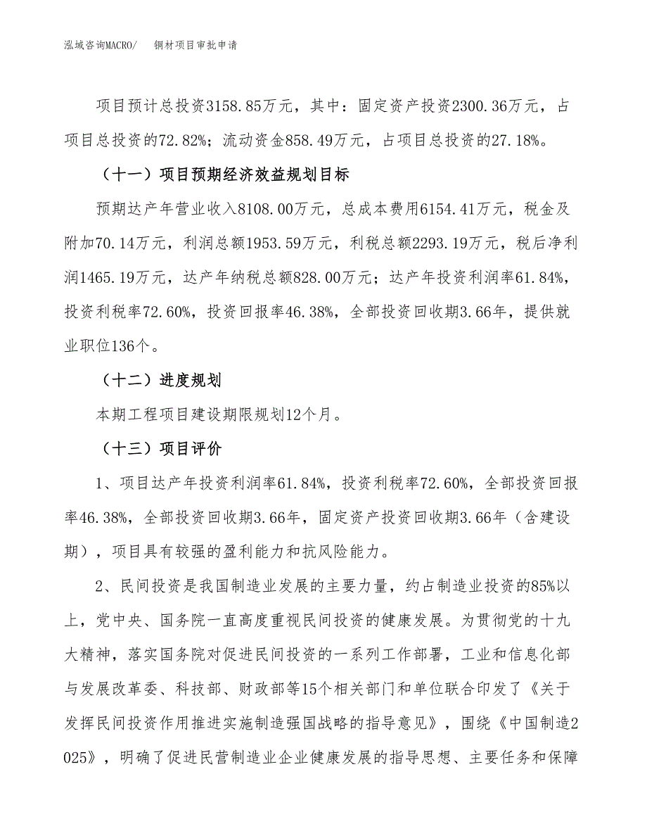 铜材项目审批申请（总投资3000万元）.docx_第4页