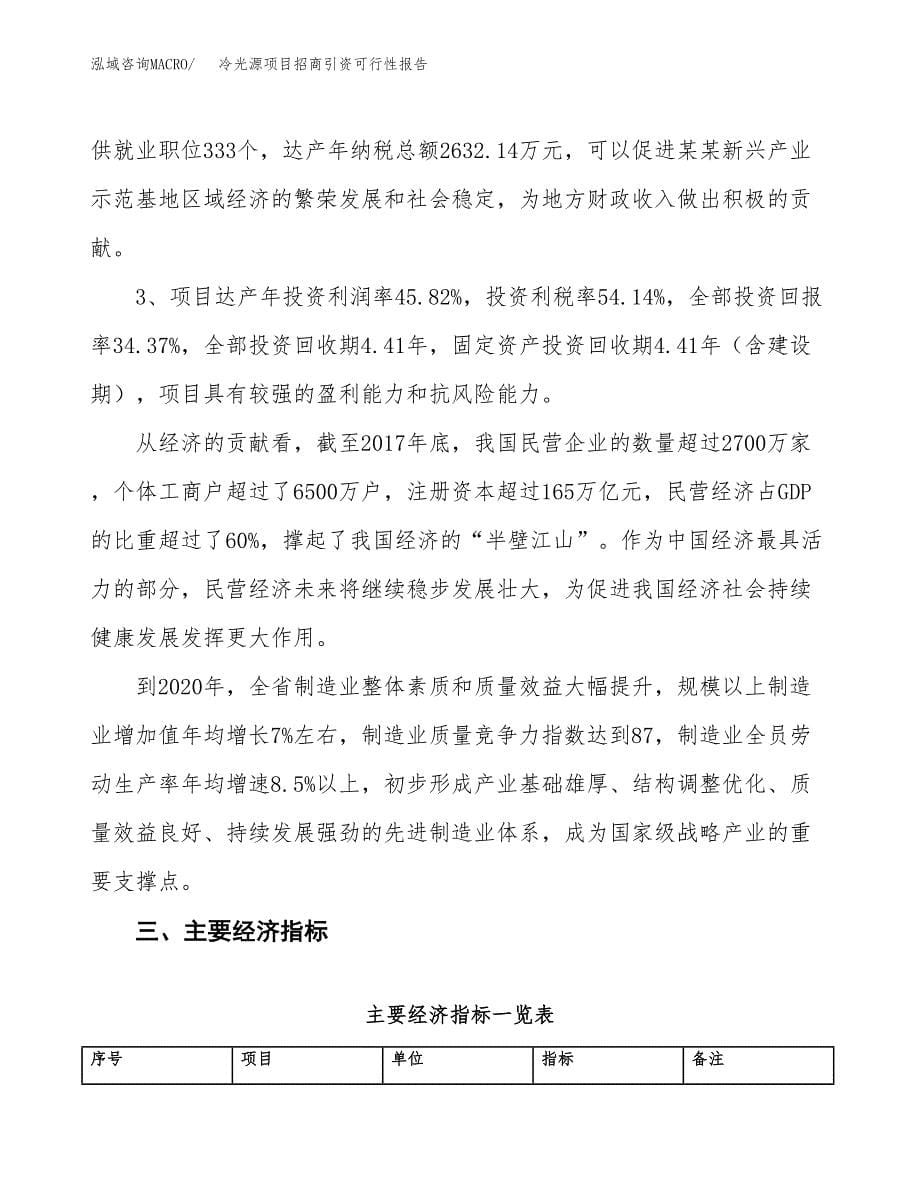 冷光源项目招商引资可行性报告.docx_第5页