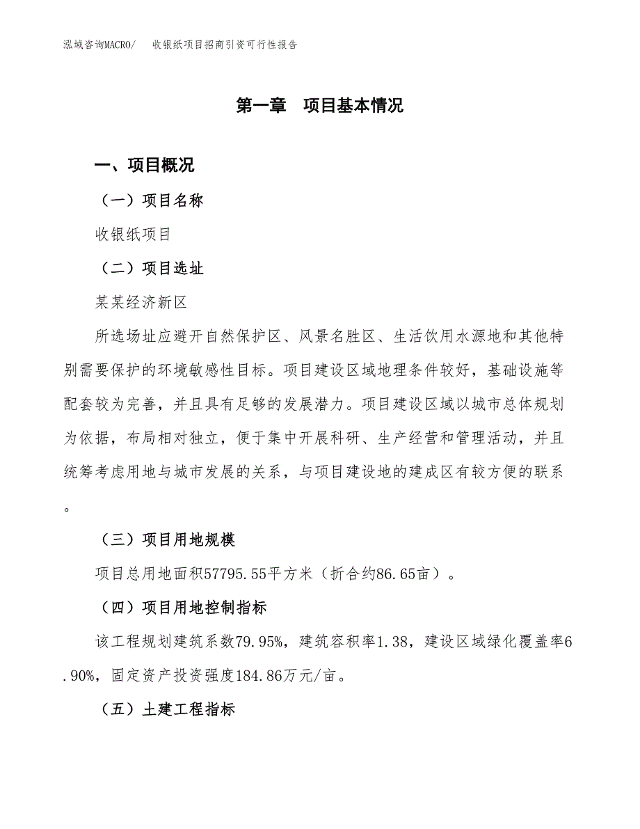 收银纸项目招商引资可行性报告.docx_第2页