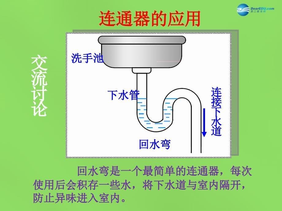 8年级物理下册 第8章 第3节《连通器》课件 （新版）北师大版_第5页