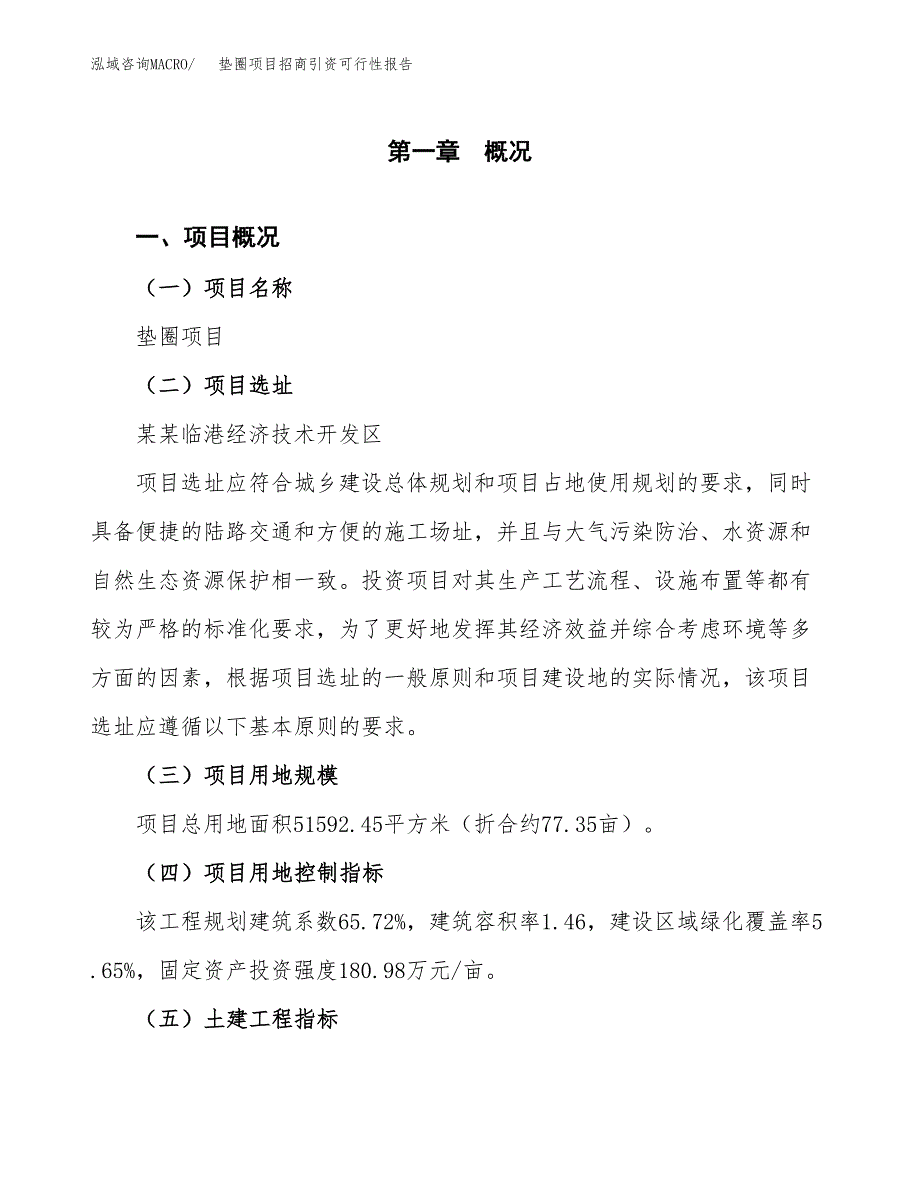 垫圈项目招商引资可行性报告.docx_第2页