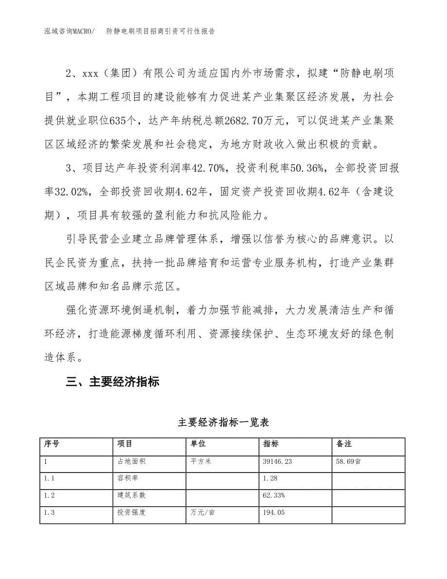 防静电刷项目招商引资可行性报告.docx_第5页