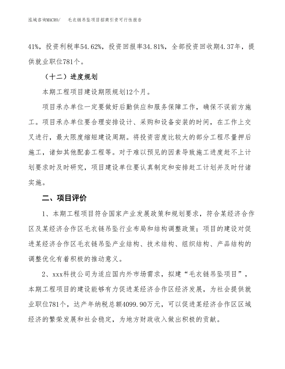 毛衣链吊坠项目招商引资可行性报告.docx_第4页