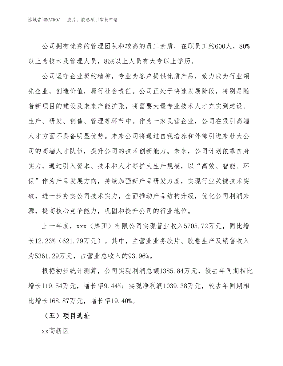 胶片、胶卷项目审批申请（总投资6000万元）.docx_第2页