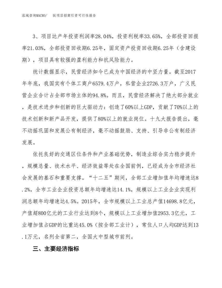 钛项目招商引资可行性报告.docx_第5页