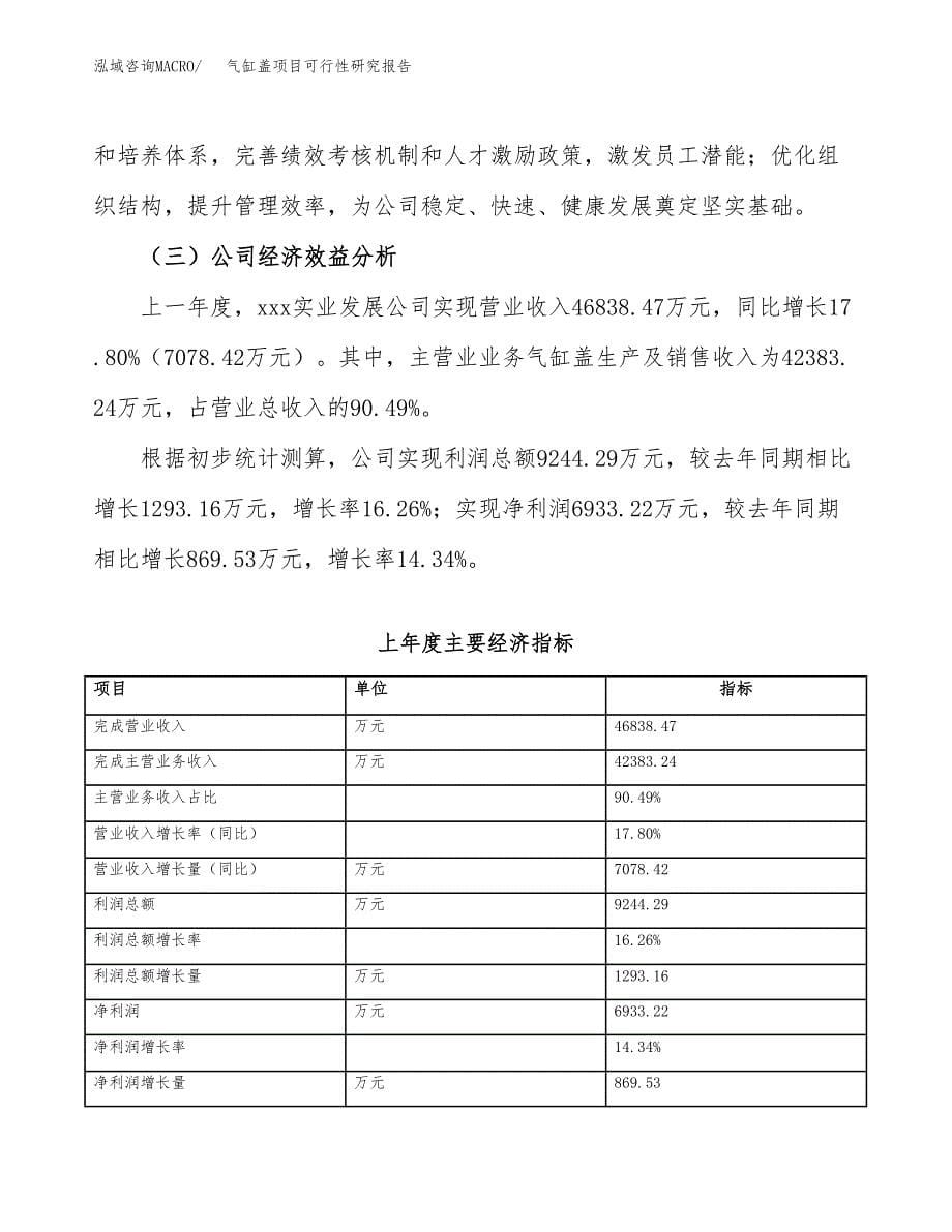 气缸盖项目可行性研究报告（总投资22000万元）（74亩）_第5页