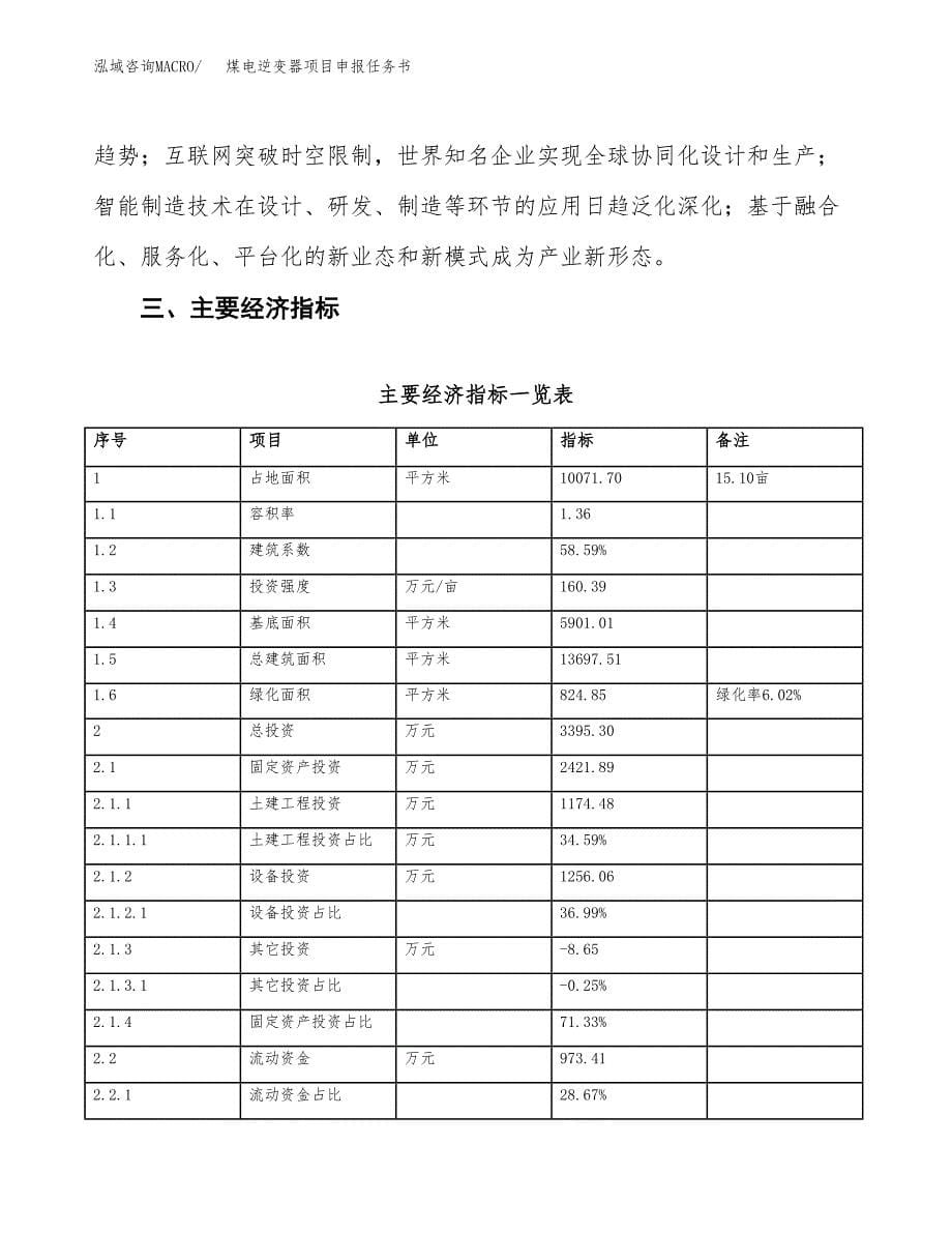 煤电逆变器项目申报任务书.docx_第5页