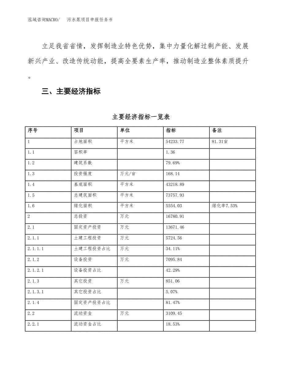 污水泵项目申报任务书.docx_第5页