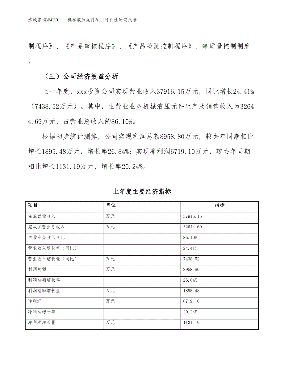 机械液压元件项目可行性研究报告（总投资18000万元）（69亩）_第4页