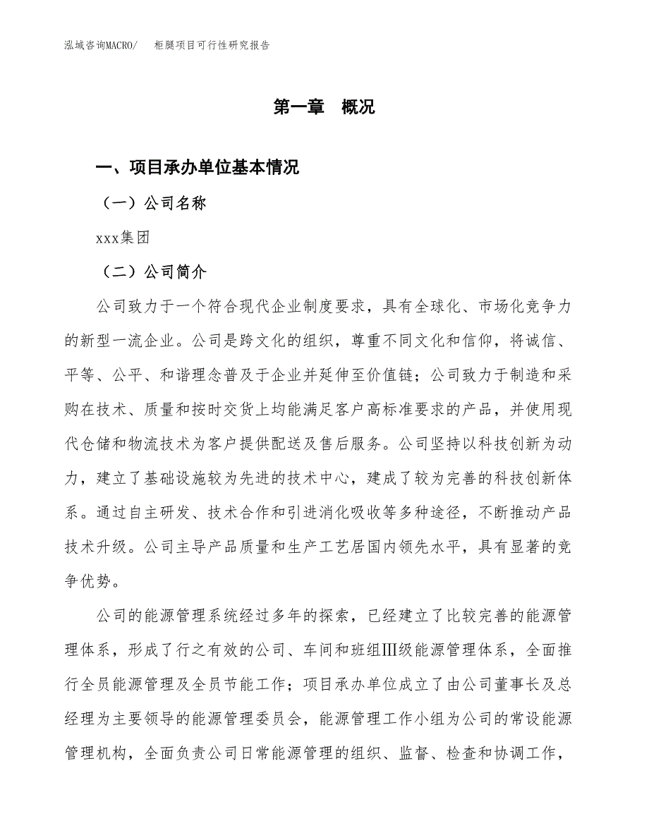 柜腿项目可行性研究报告（总投资4000万元）（17亩）_第3页